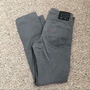Levi’s 511 Grey Commuter Jeans/Pants 32 x 34